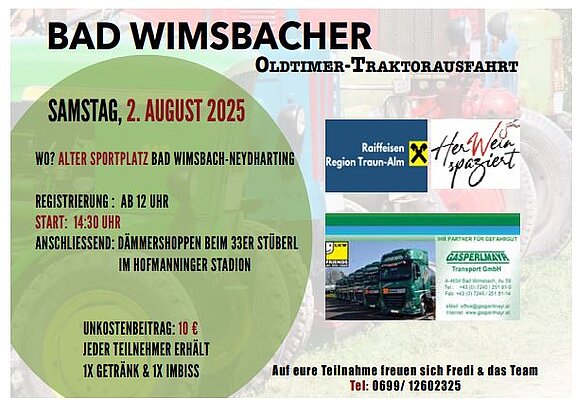 Oldtimer-Ausfahrt Bad Wimsbach